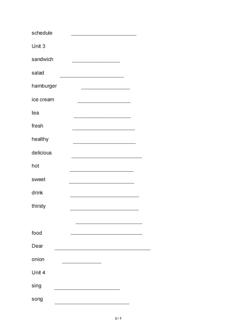 图片[3]-五年级英语上册英语单词表英译汉（人教版PEP）-墨痕题库