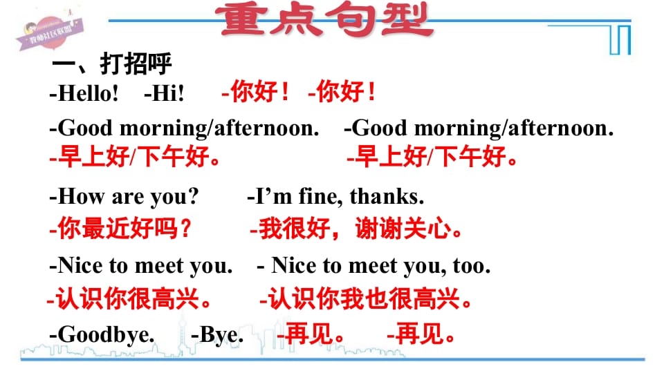 图片[3]-三年级英语上册期末复习专项二常用句型（人教PEP）-墨痕题库