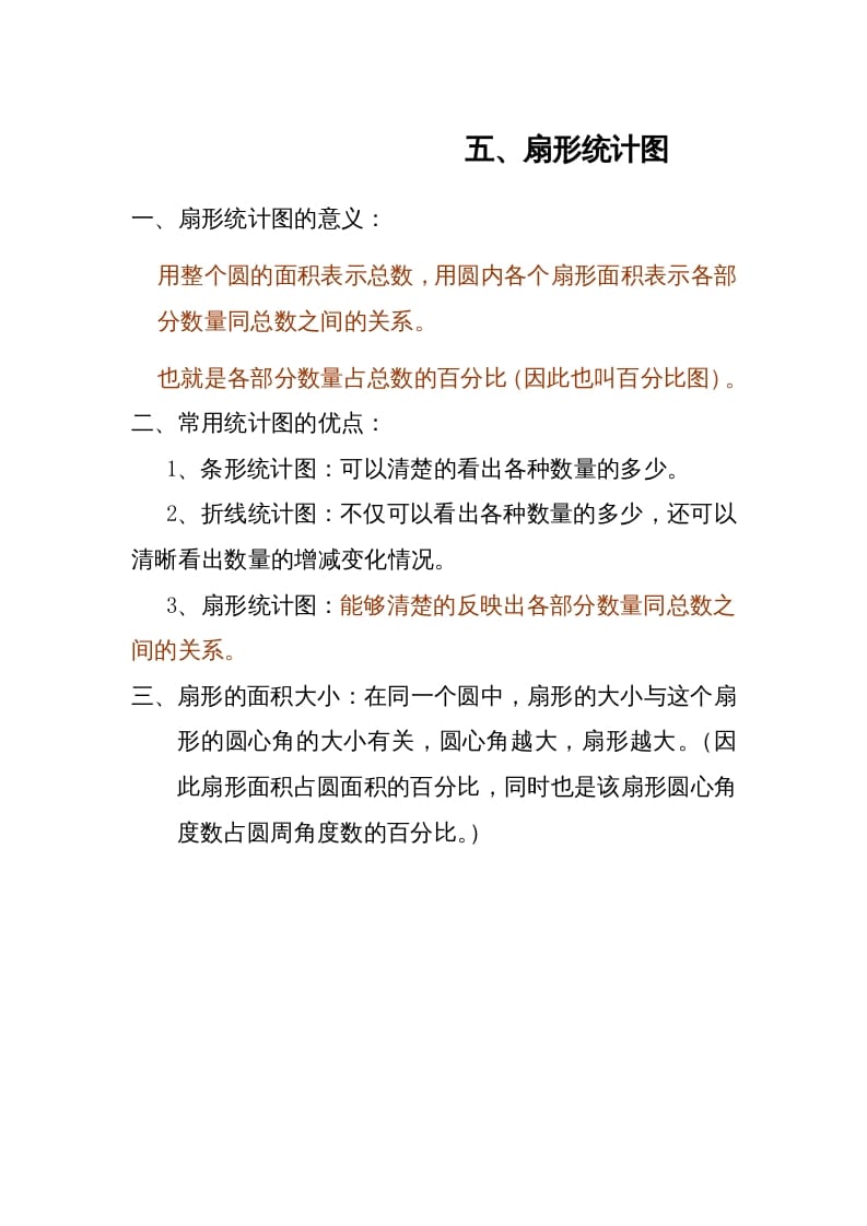 六年级数学上册第5单元归纳总结（人教版）-墨痕题库