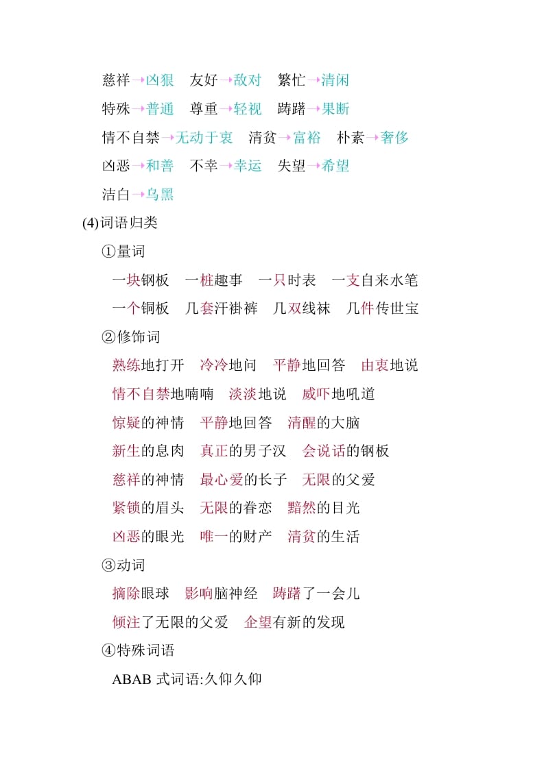 图片[3]-五年级数学下册第四单元知识小结_人教（部编版）-墨痕题库