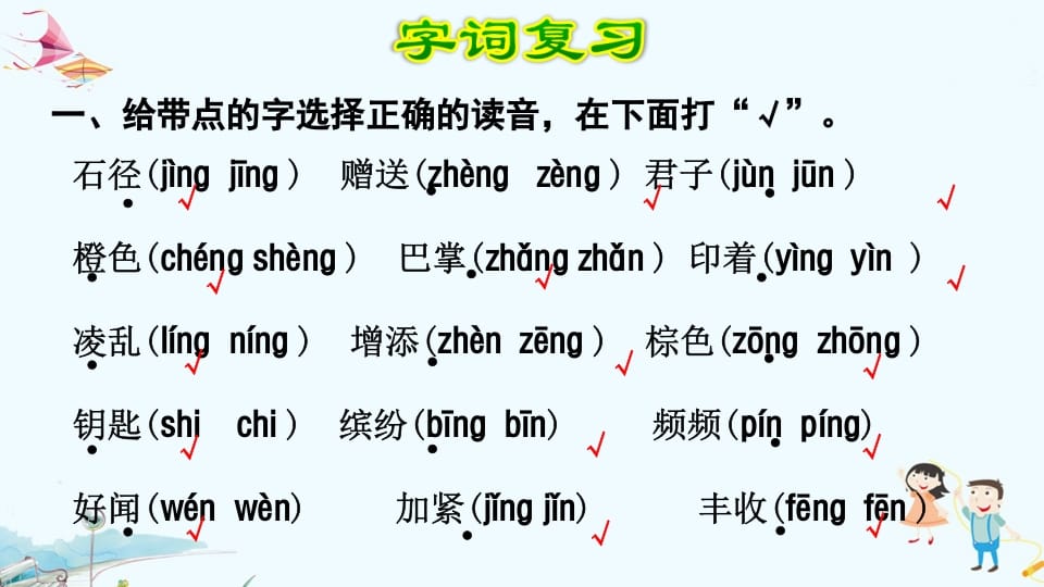 图片[2]-三年级语文上册第2单元复习（部编版）-墨痕题库