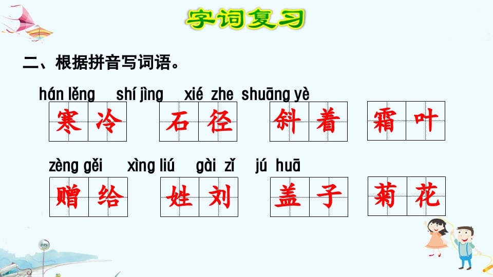 图片[3]-三年级语文上册第2单元复习（部编版）-墨痕题库