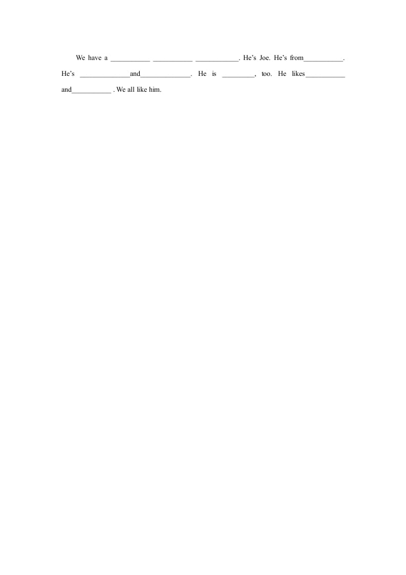 图片[2]-五年级英语上册Unit1习题第3课时（人教版一起点）-墨痕题库