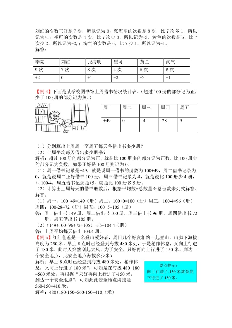 图片[2]-六年级数学下册人教版6年级下-爬坡题-墨痕题库