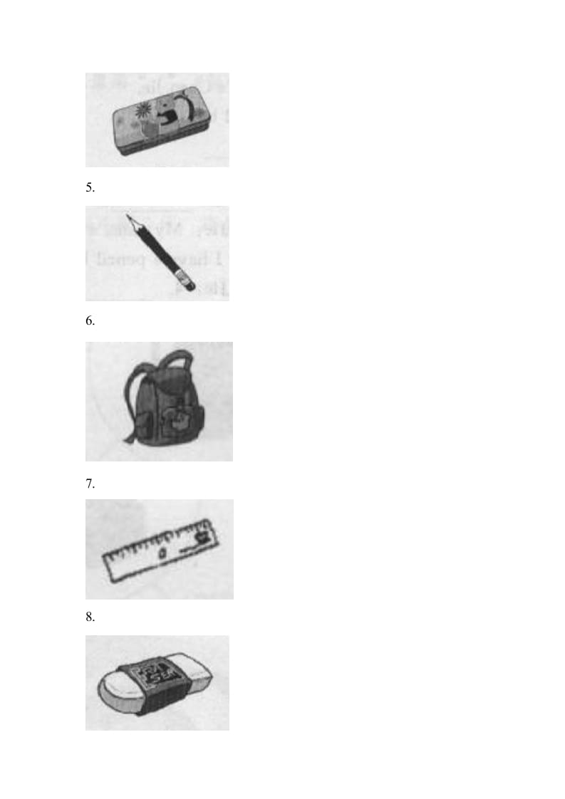 图片[2]-三年级英语上册Unit1单元测试__1（人教PEP）-墨痕题库