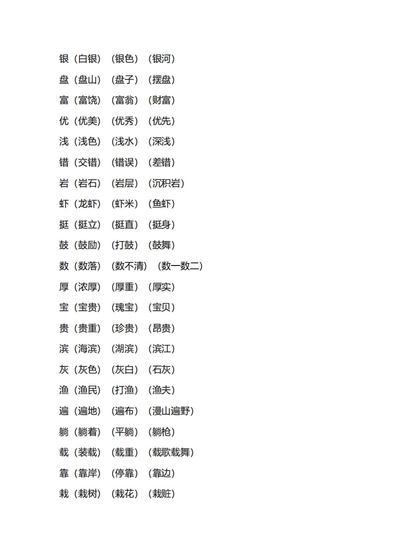 图片[3]-三年级语文上册第六单元知识要点汇总（部编版）-墨痕题库