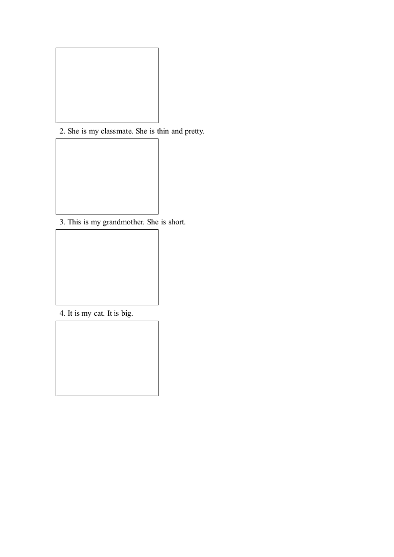 图片[3]-二年级英语上册期中测试卷(1)（人教版一起点）-墨痕题库