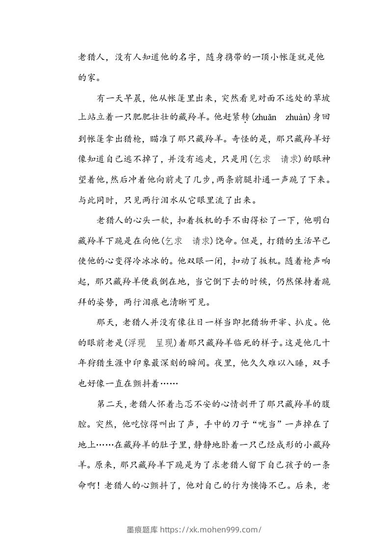 图片[3]-五年级语文下册近义词、反义词（部编版）-墨痕题库