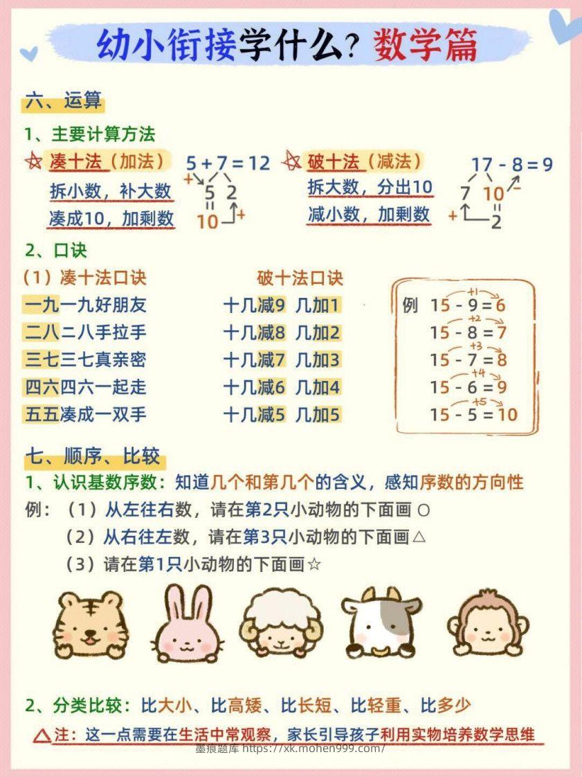 图片[2]-幼小衔接数学篇-墨痕题库