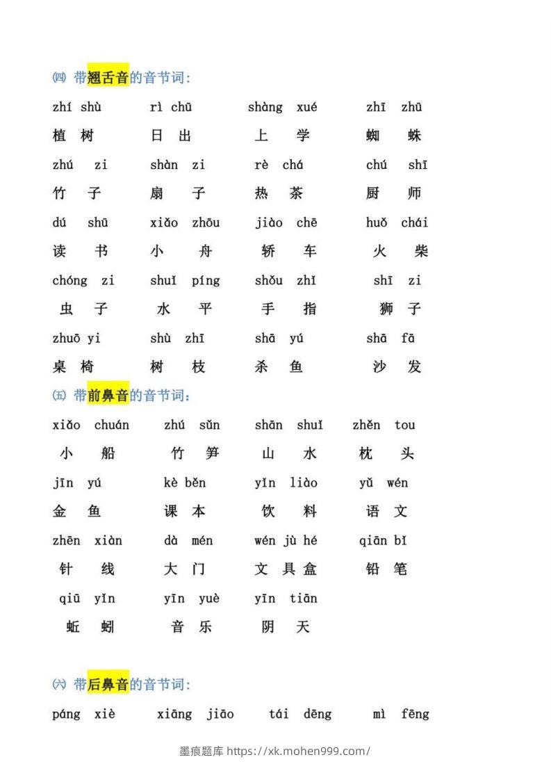 图片[2]-幼小衔接拼音强化训练-墨痕题库